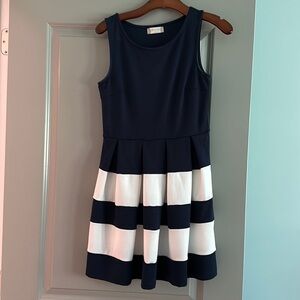 Altar’d State navy and white stripe dress size small